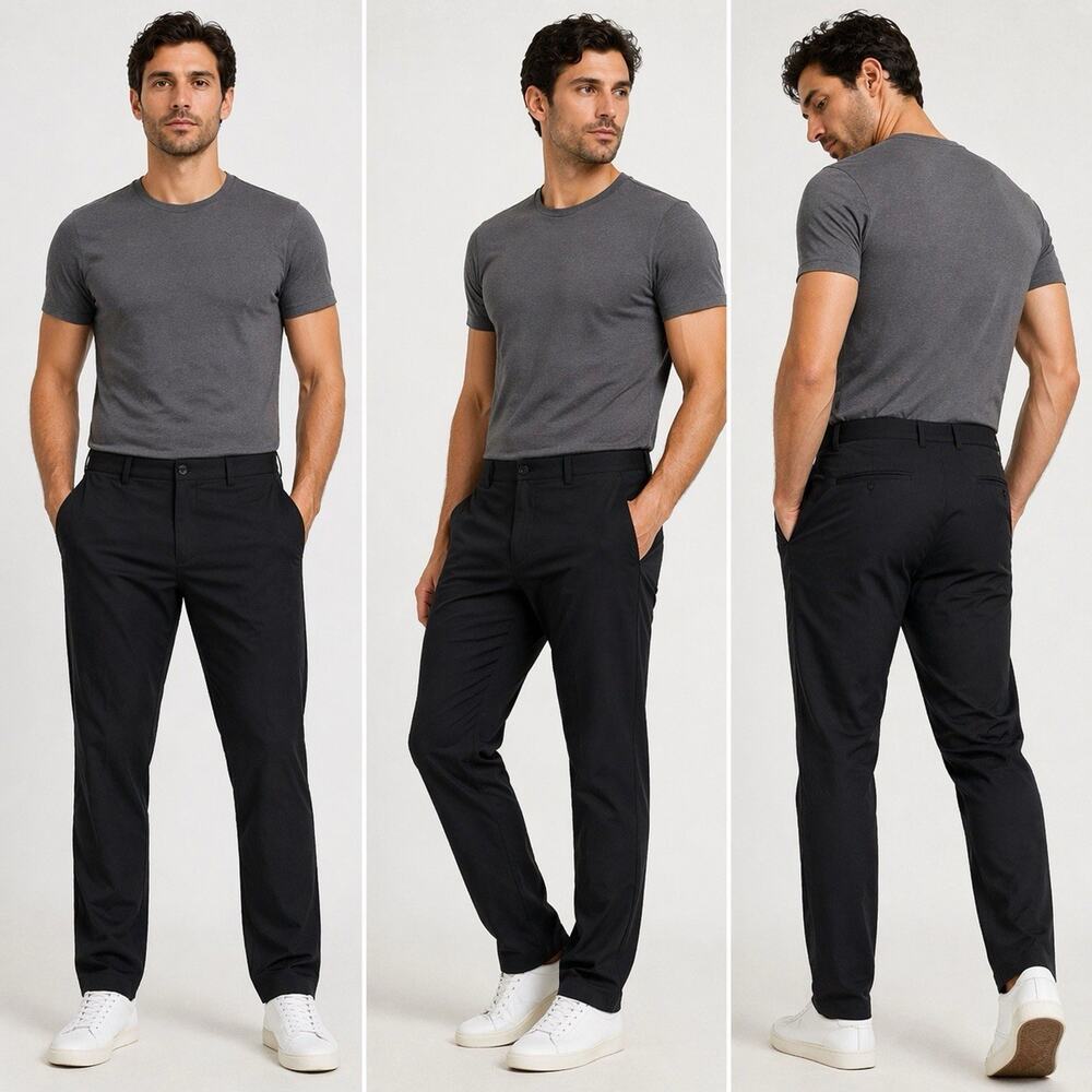 Fabletics Pants Mens 32x34 The Only Pant Classic Fit Water Resistant NEW Tags